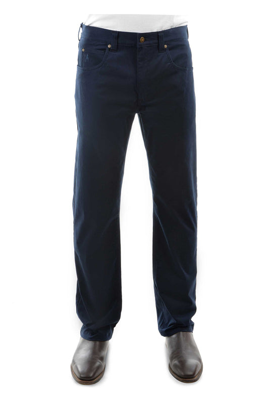 Thomas Cook Mens Stretch Moleskin Jean - TCP1241007 - Navy