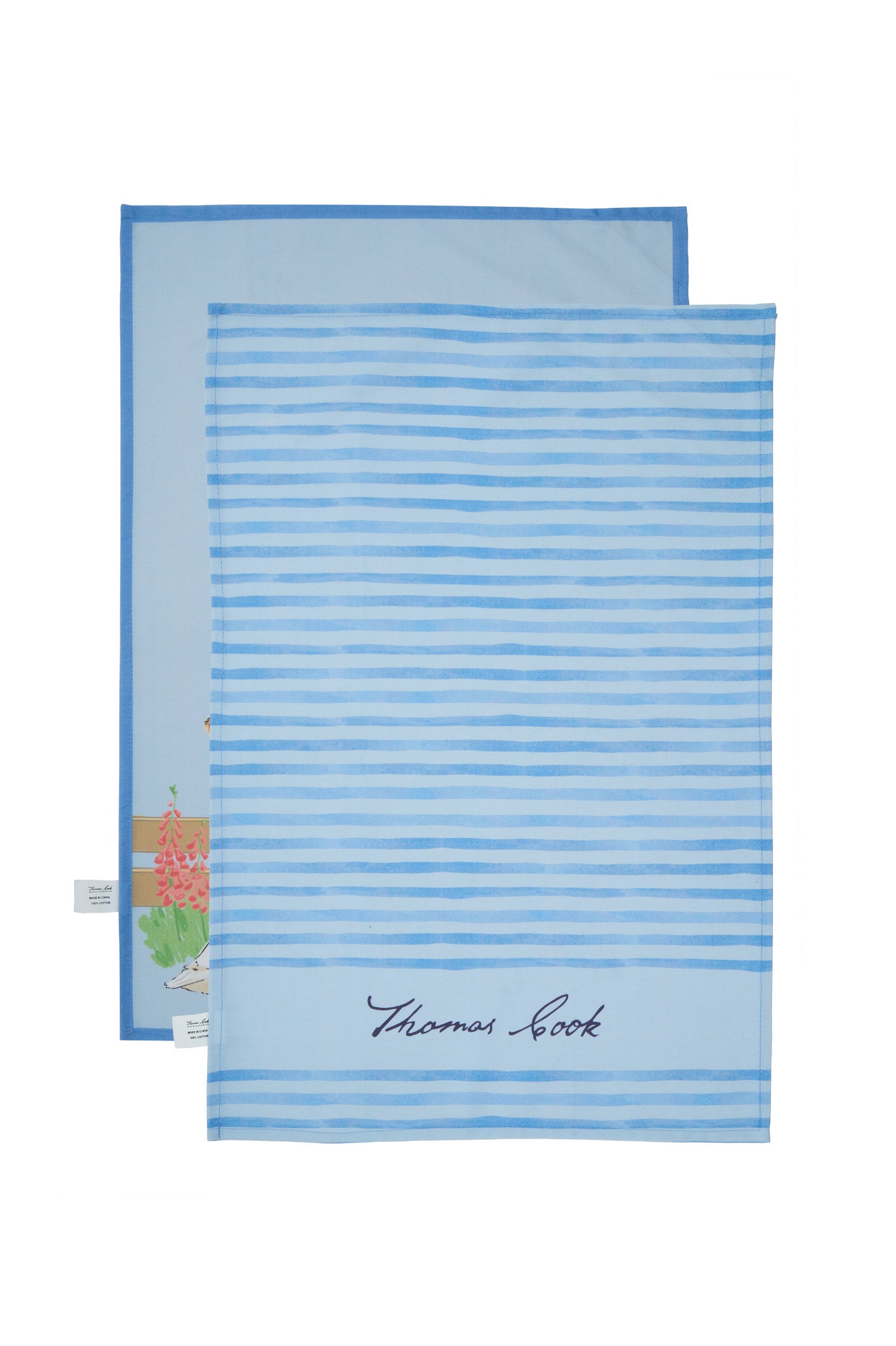 Thomas Cook Tea Towel - 2 Pack - Light Blue - TCP2905TWL