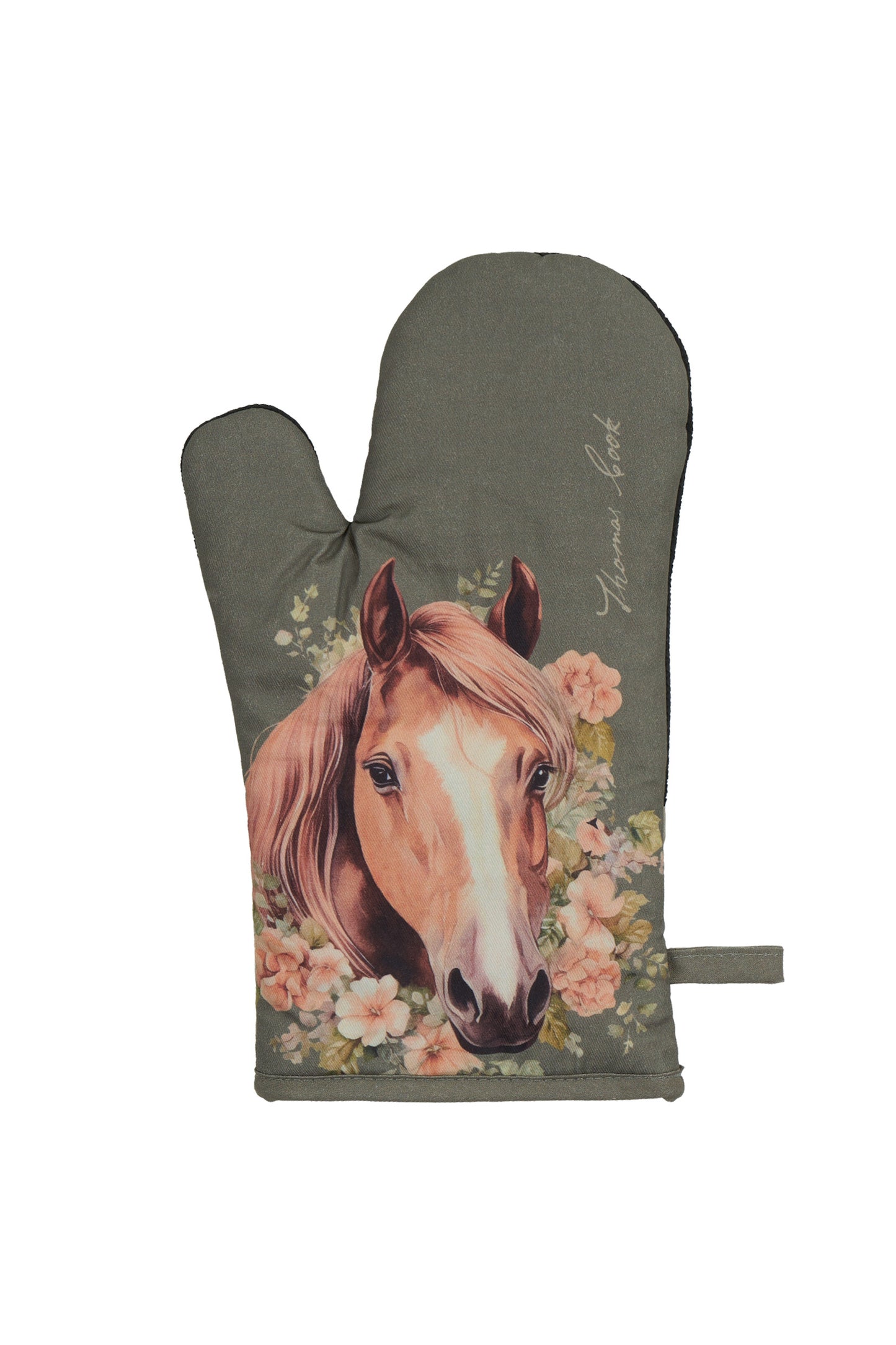 Thomas Cook Oven Mitt and Pot Holder Set - Sage