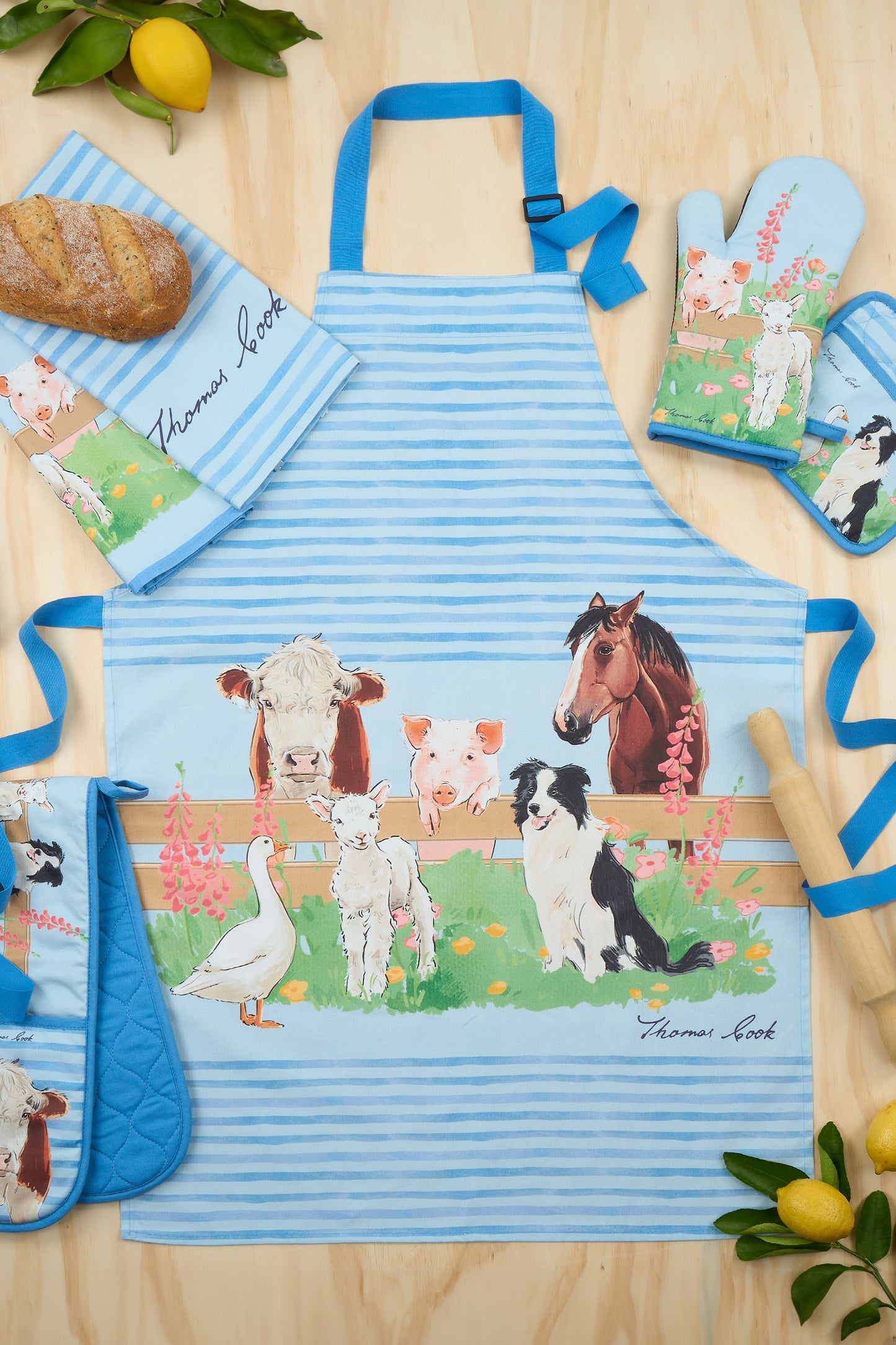 Thomas Cook Apron - Light Blue