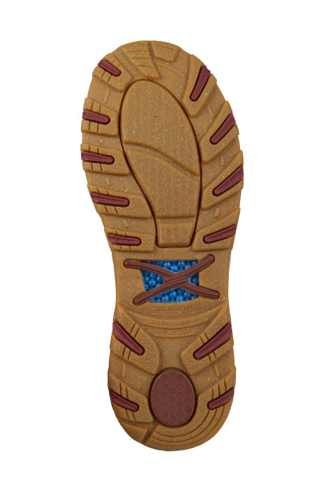 Twisted X Ladies Aztec Cellstretch® Mocs Slipon - Bomber/Aztec Print/Red