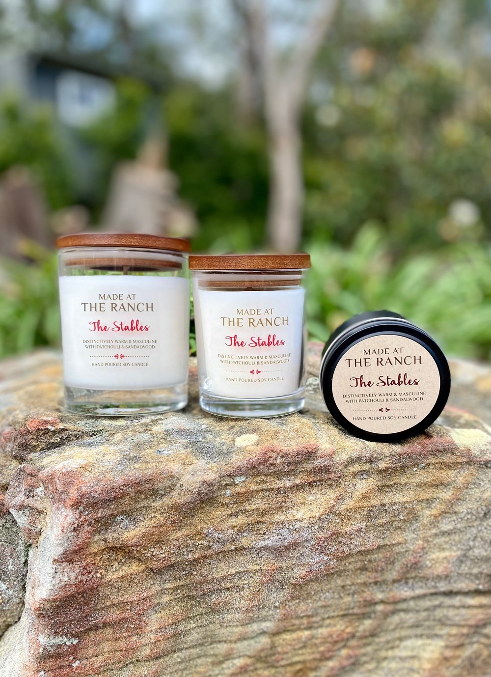 Made At The Ranch Soy Candle Medium with Box - The Stables