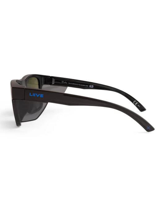 Liive Vision Polarised Sunglasses - X Jonny Brooks X - Blue Mirror Matt Black