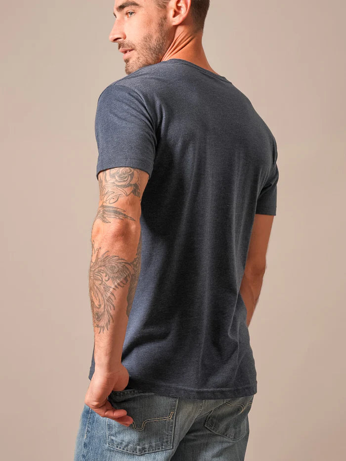 Kimes Ranch Mens T Shirt - Vintage Badge/Midnight Navy