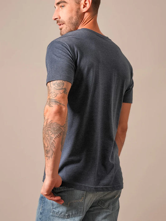 Kimes Ranch Mens T Shirt - Vintage Badge/Midnight Navy