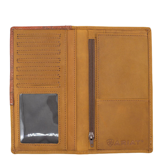 Ariat Rodeo Wallet - Basket Weave Overlay