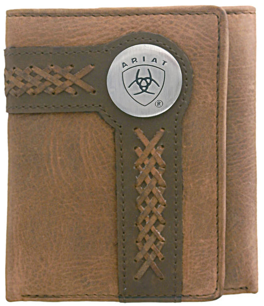 Ariat Tri-Fold Wallet - Accent Overlay