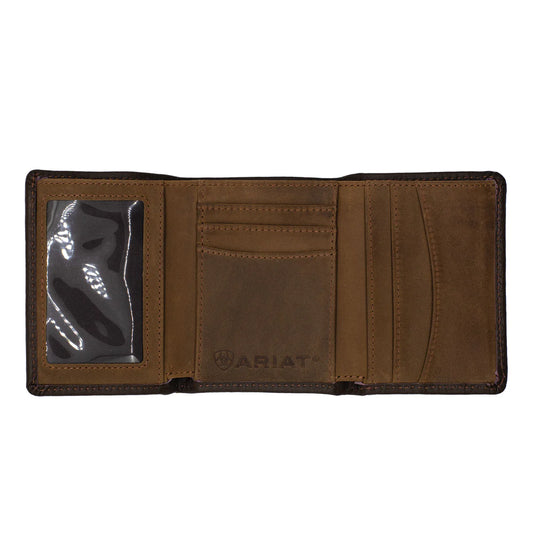 Ariat Tri-Fold Wallet - Logo