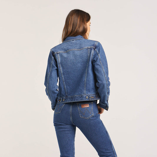 Wrangler Ladies Classic Trucker Denim Jacket - ON SALE