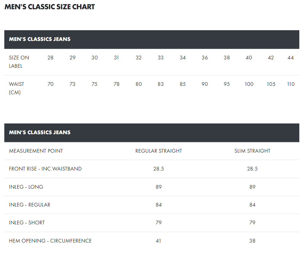 Wrangler Mens Classics Straight Jean - W/091035