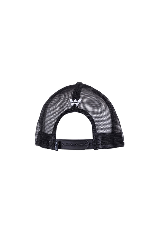 Wrangler Stewart High Profile Trucker Cap - Charcoal/Marle - X3S1959CAP