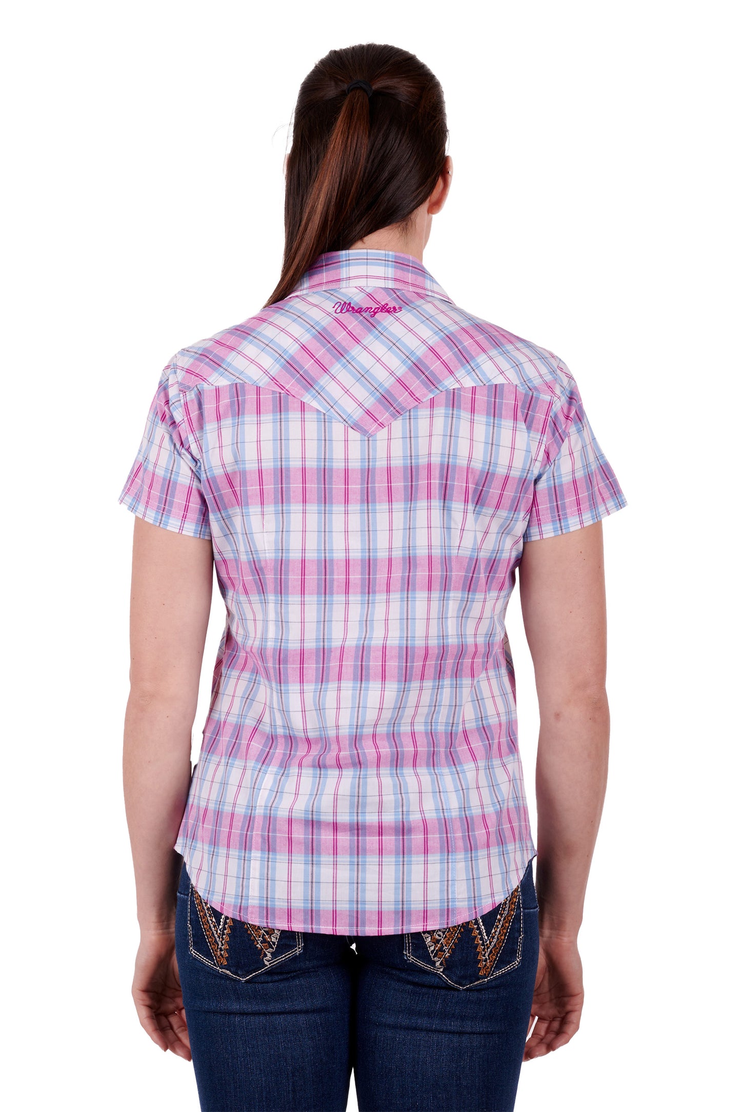Wrangler Ladies Sanda S/S Shirt - Multi - X3S2132507