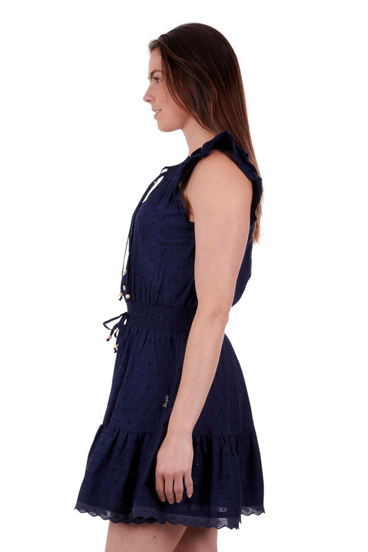 Wrangler Ladies Donita Dress - Navy - X3S2401726