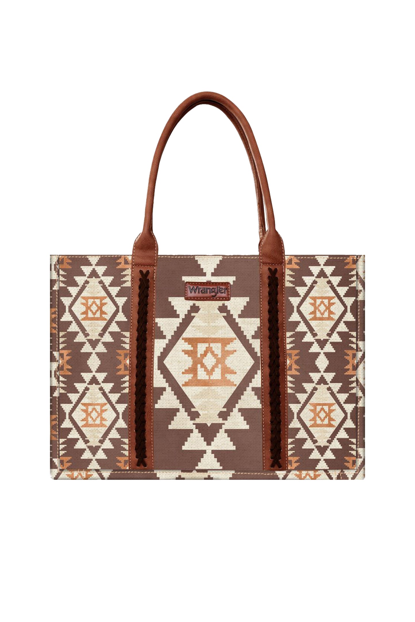 Wrangler Southwestern Tote Bag - Coffee/Tan - X3S2951BAG