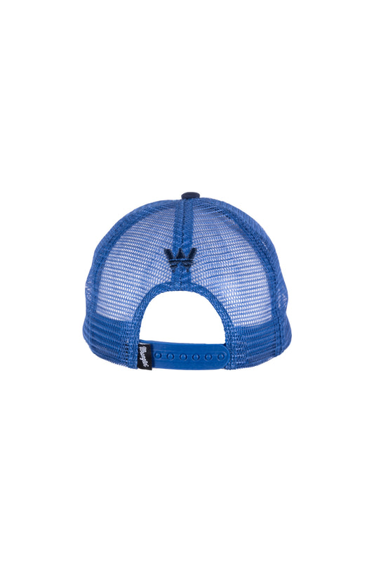 Wrangler Kids Cowboy Trucker Cap - Navy/Royal - X3S3955CAP