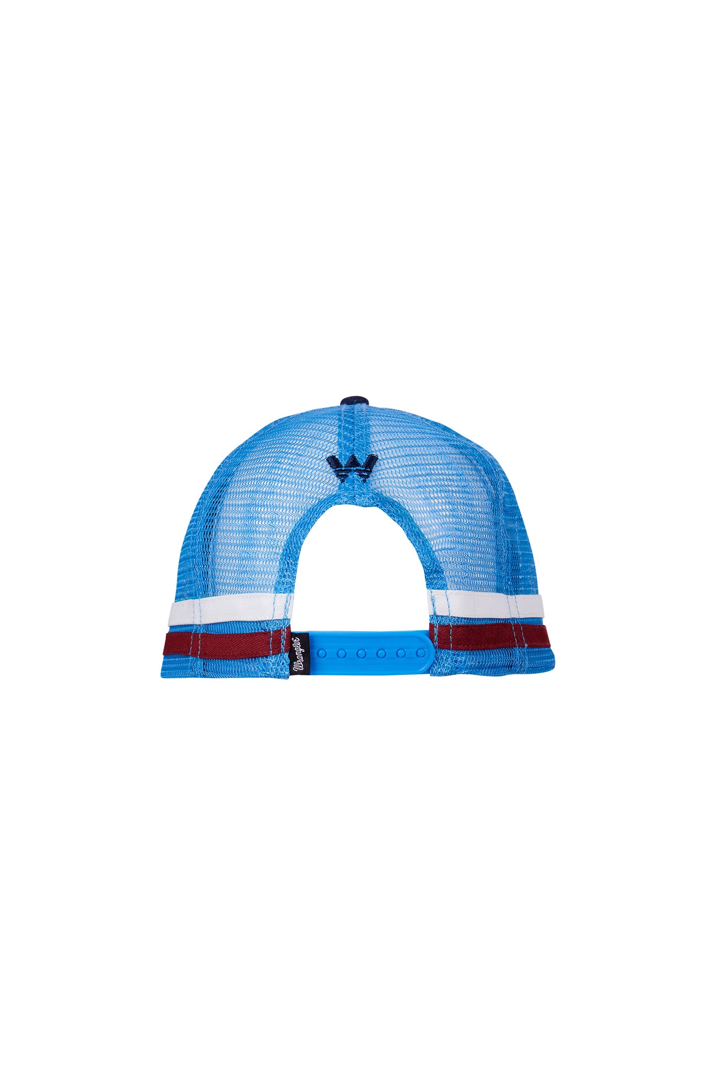 Wrangler Owen High Profile Trucker Cap - Navy/Red - X4S1940CAP