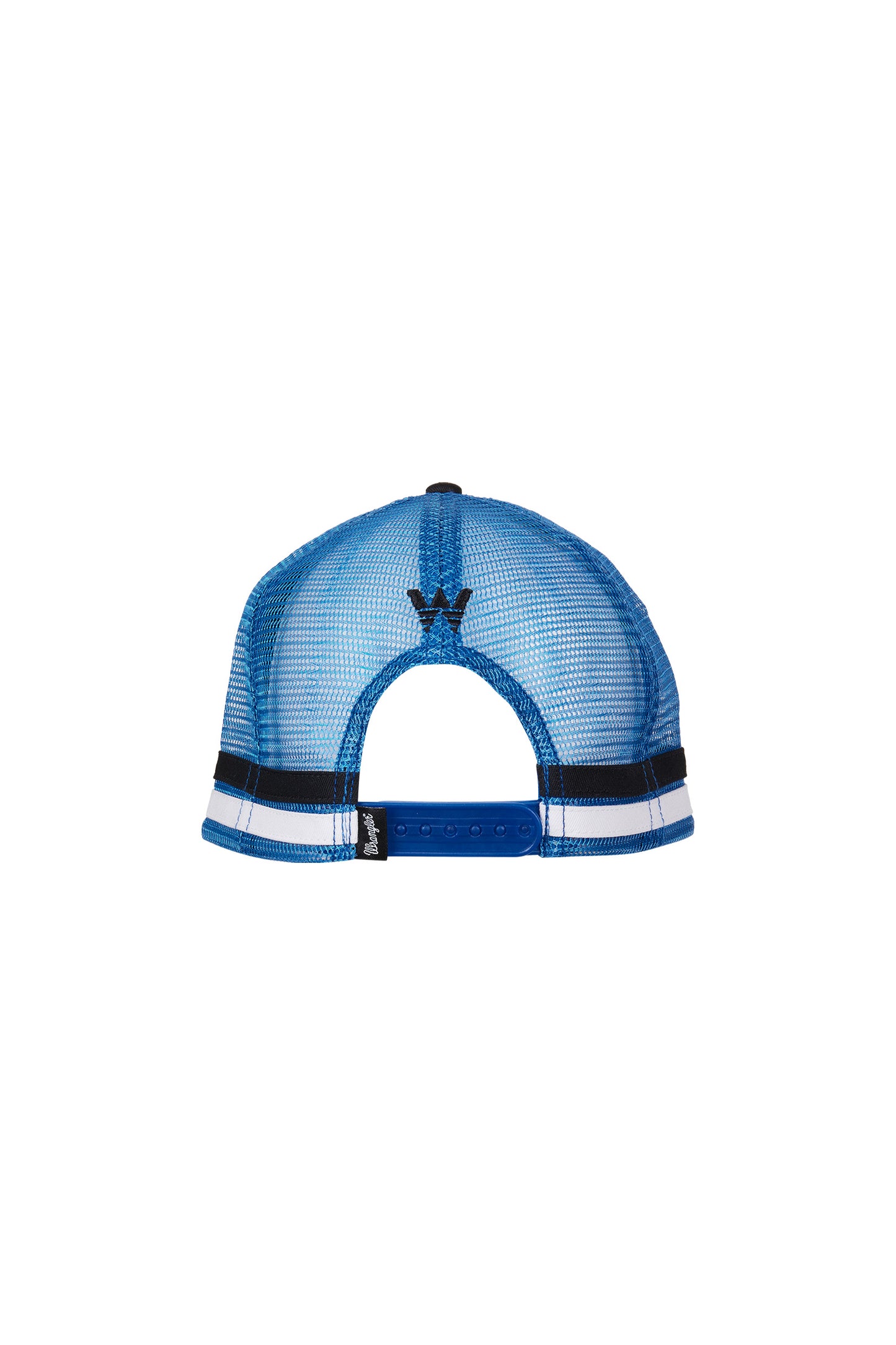 Wrangler Jack High Profile Trucker Cap - Black/Royal - X4S1943CAP