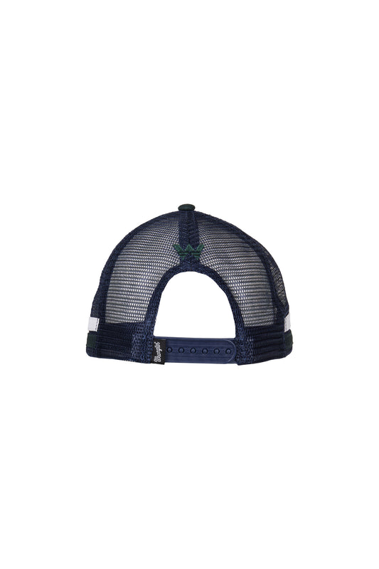 Wrangler Brad Trucker Cap - Dark Green/Navy - X4S1945CAP