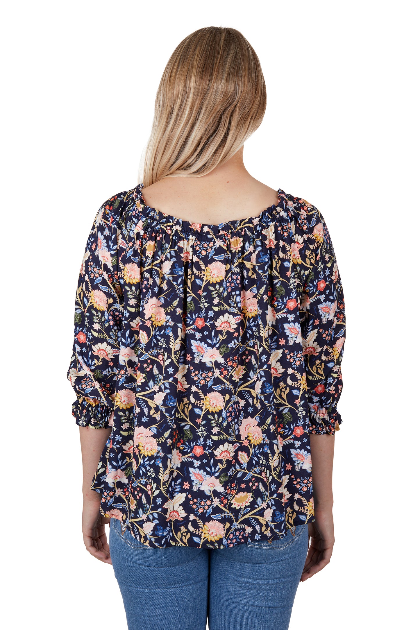 Wrangler Ladies Cassidy S/S Blouse - X4S2523199