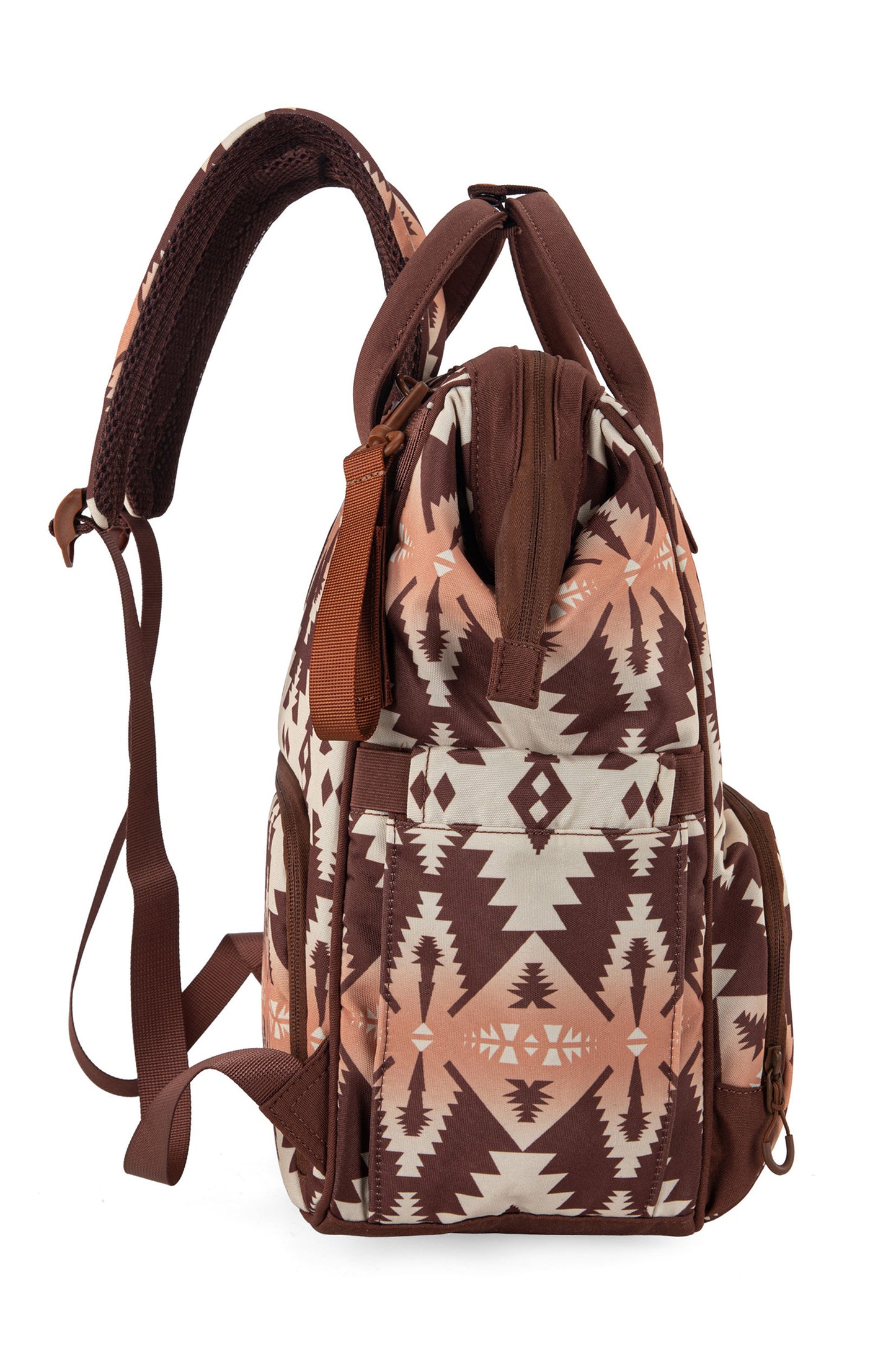 Wrangler Southwestern Backpack Baby Bag - X4S2960BAG - Mocha