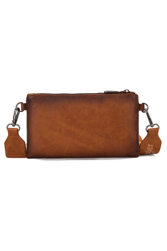Wrangler Wallet Crossbody Bag - Tan - X4S2962BAG
