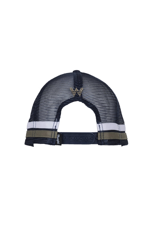 Wrangler Dan High Profile Trucker Cap - Navy - X4W1940CAP