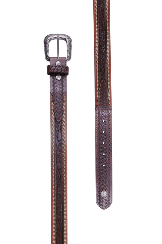Wrangler Carden Belt - Dark Tan