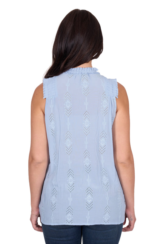 Wrangler Ladies Simone Sleeveless Blouse - X5S2536446