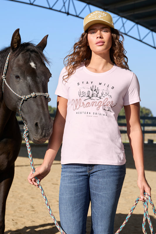 Wrangler Ladies S/S Tee - X5S2598418