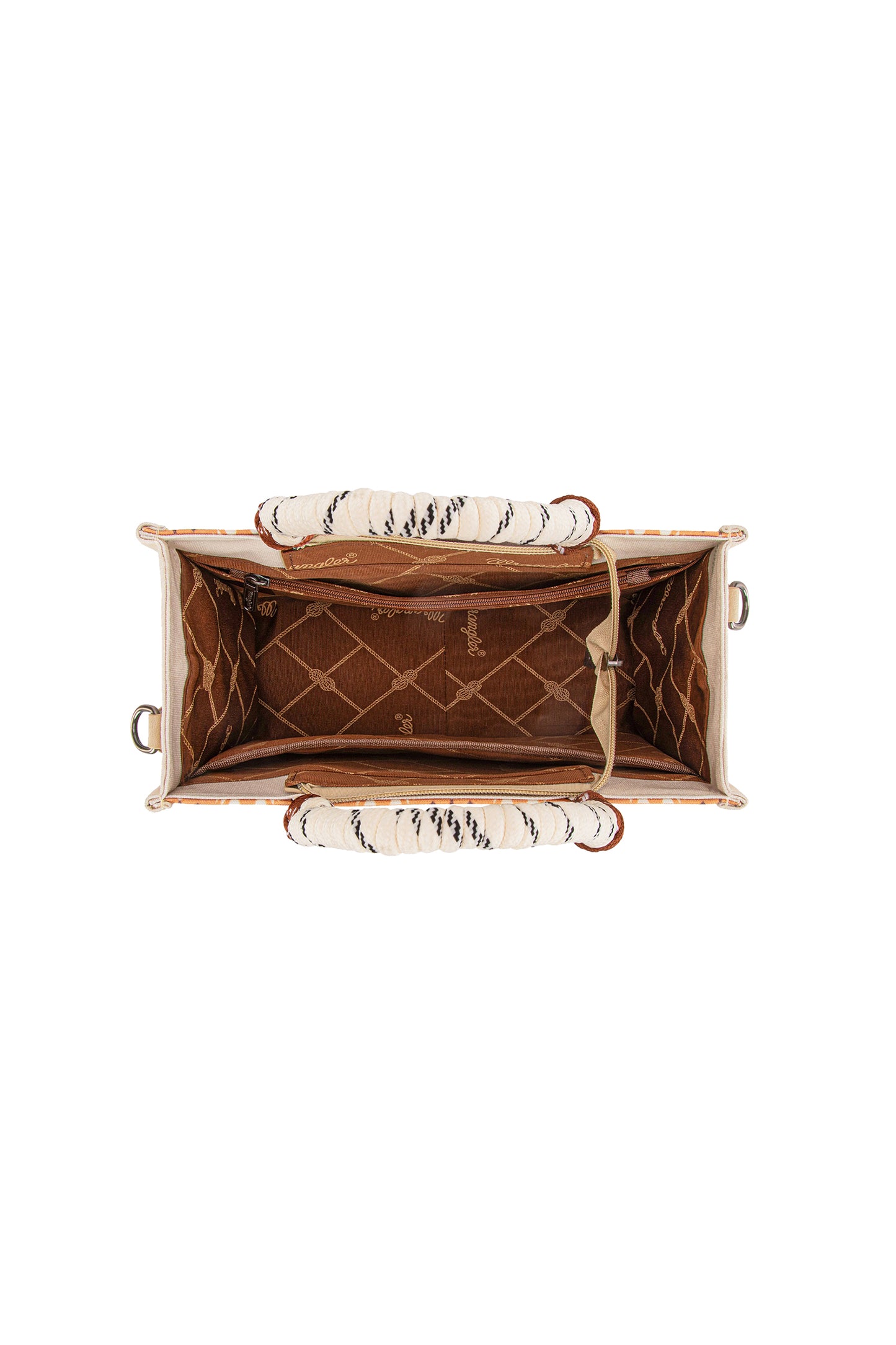 Wrangler Southwestern Rope Handle Bag - X5S2901BAG - Mocha