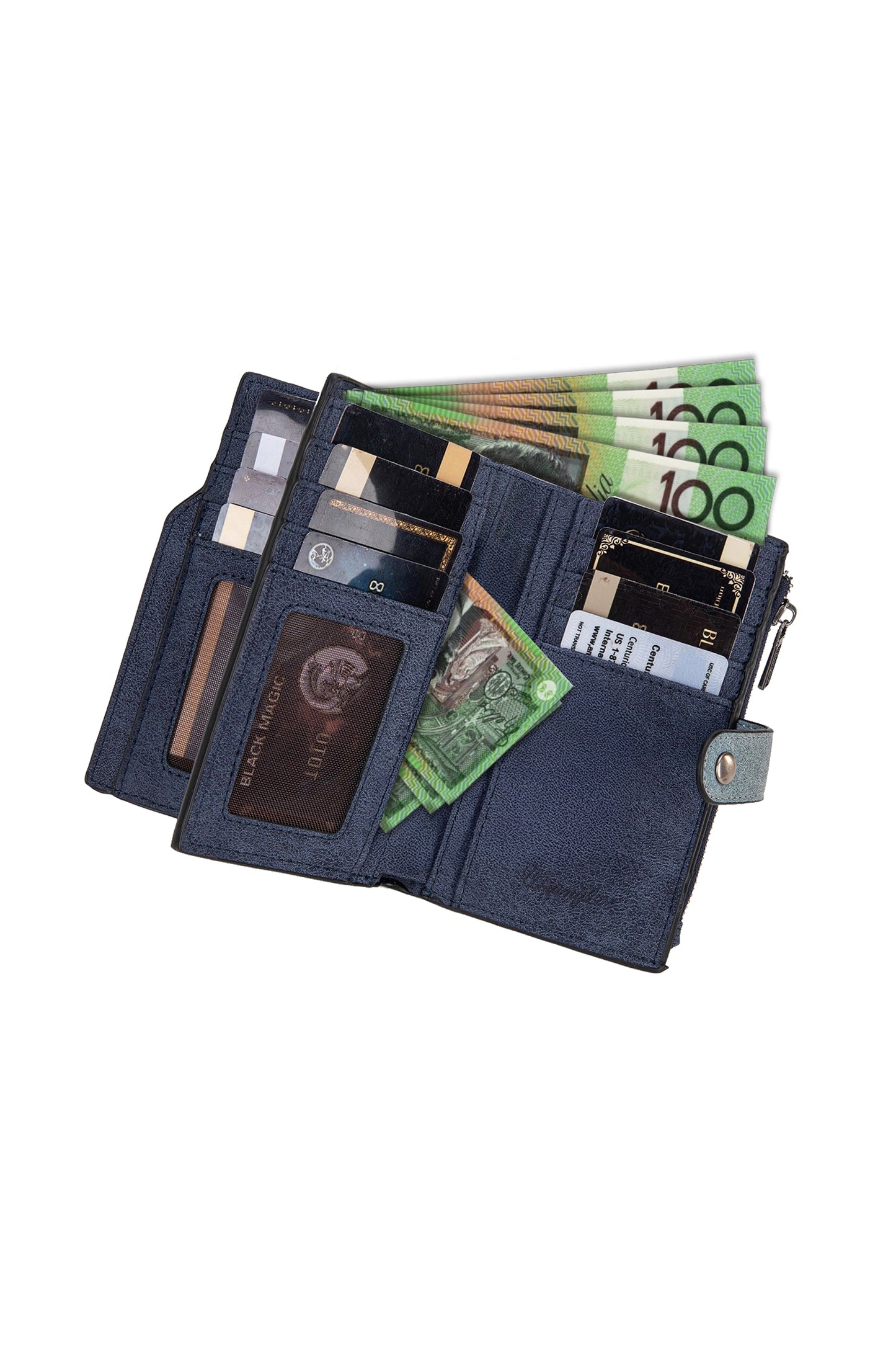 Wrangler W Stitch Wallet - X5S2903WLT - Navy