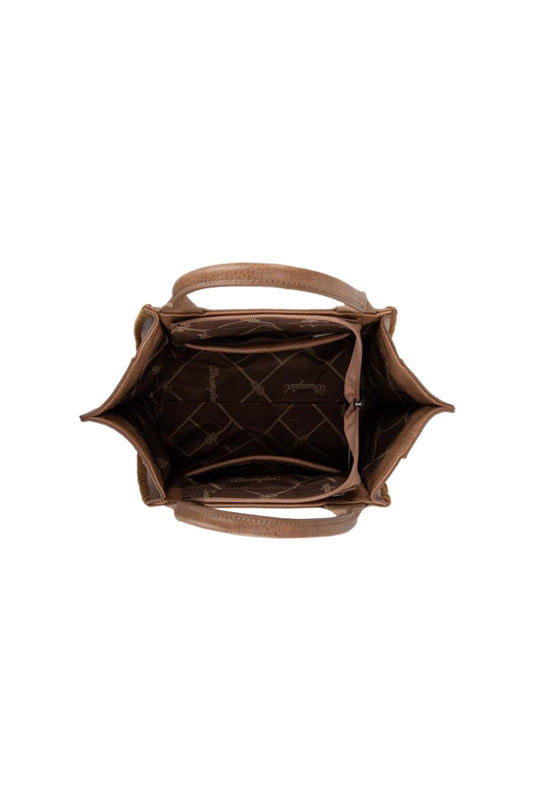 Wrangler Embroidered Tote Bag - Camel