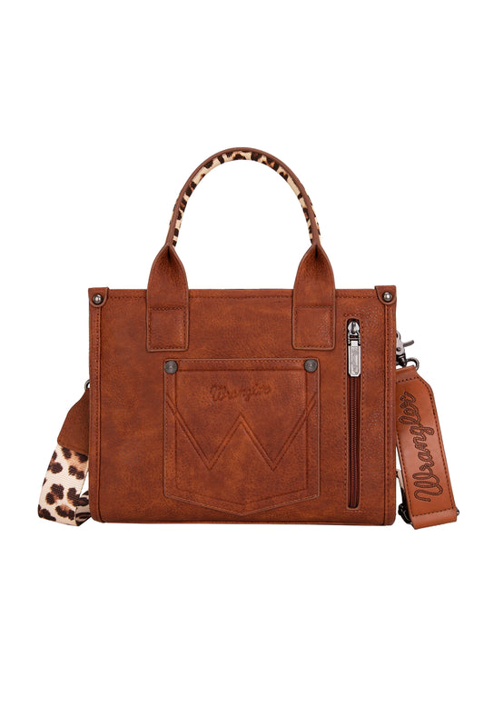 Wrangler Leopard Print Crossbody Bag - X5S2934BAG - Tan