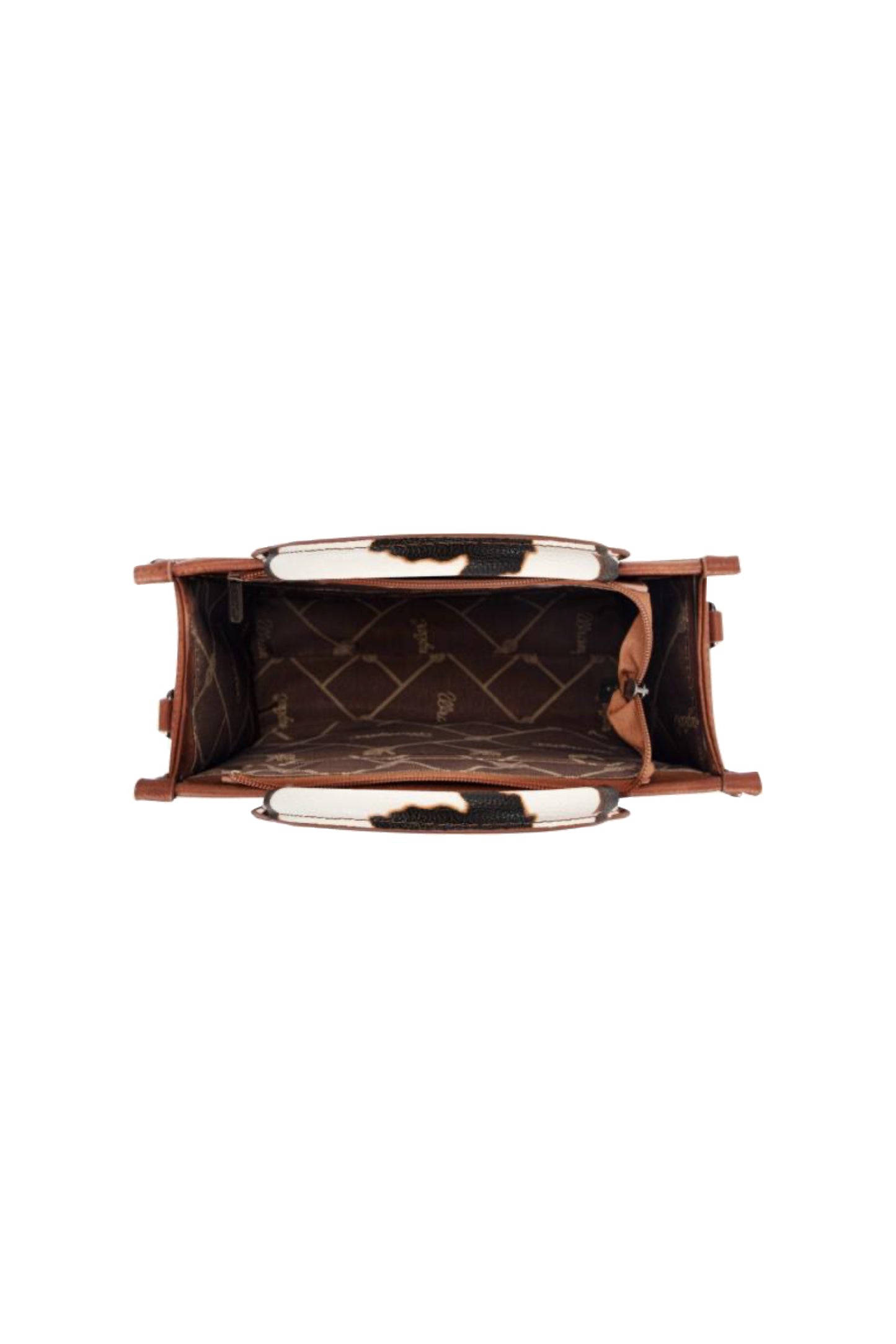 Wrangler Cow Print Crossbody Bag - Black