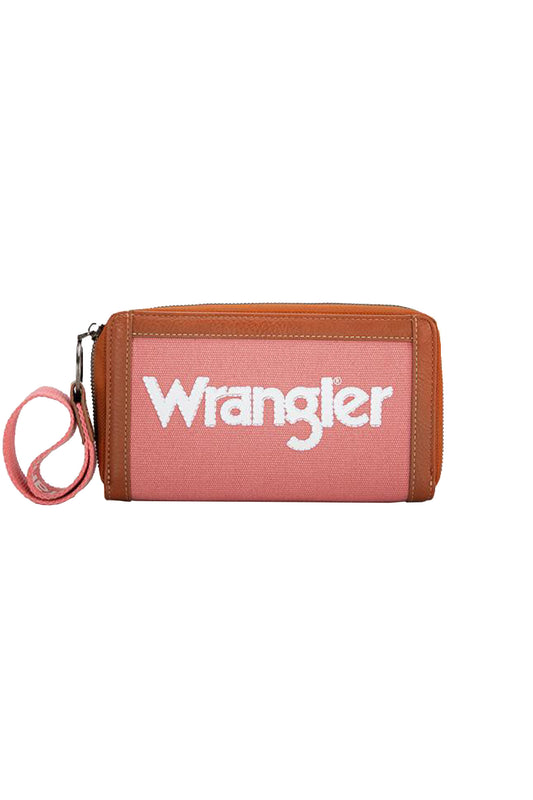 Wrangler Canvas Iconic Logo Wallet - Pink - X5W2986WLT