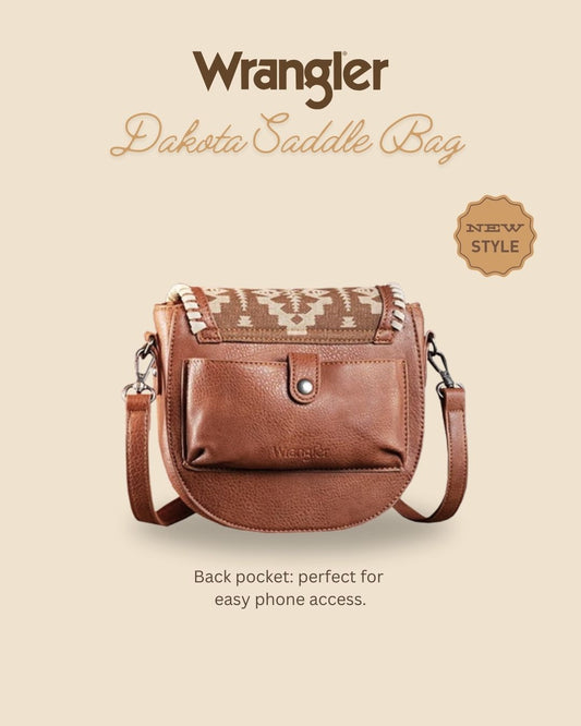 Wrangler Dakota Saddle Bag - Tan - X5W2990BAG