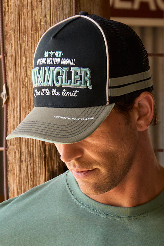 Wrangler Layton High Profile Trucker Cap - X6S1945CAP