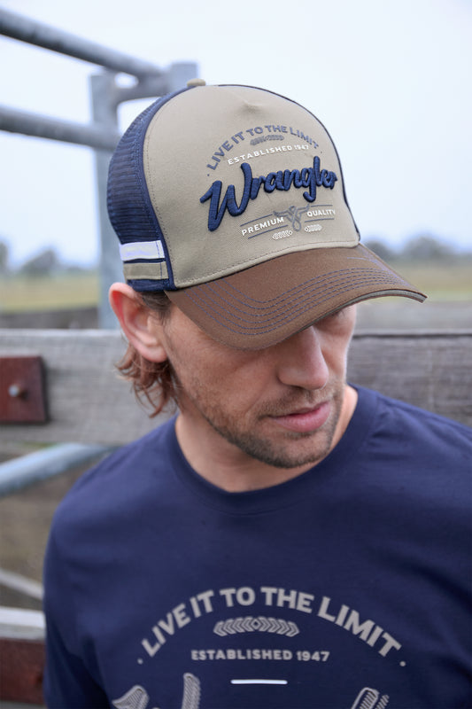 Wrangler Joel High Profile Trucker Cap - X6W1948CAP