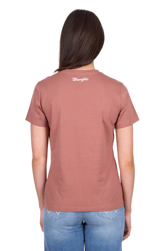 Wrangler Ladies Sheena S/S Tee - X6W2598535