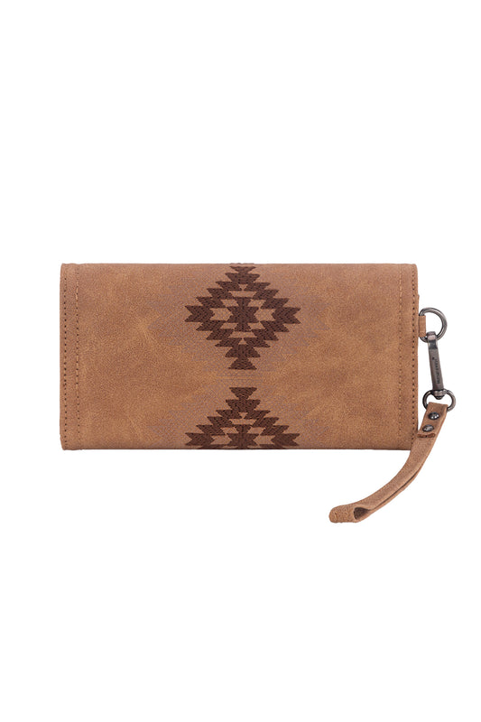 Wrangler Harper Aztec Wallet - Tan - X6W4911WLT