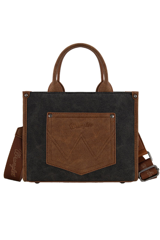 Wrangler Feature Buckle Crossbody Bag - Black - X6W4912BAG