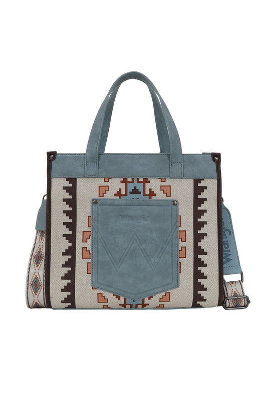 Wrangler Lucia Buckle Handle Bag - Blue - X6W4913BAG
