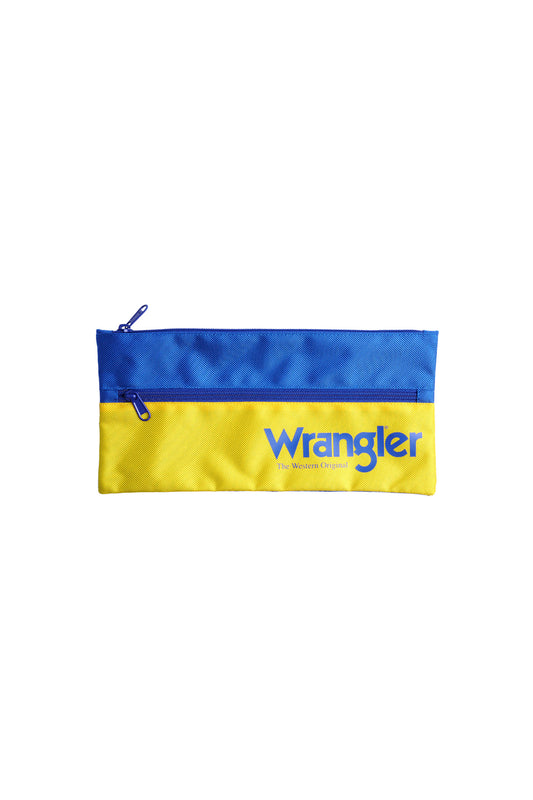 Wrangler Iconic Pencil Case - Blue/Yellow - XCP1927PEN