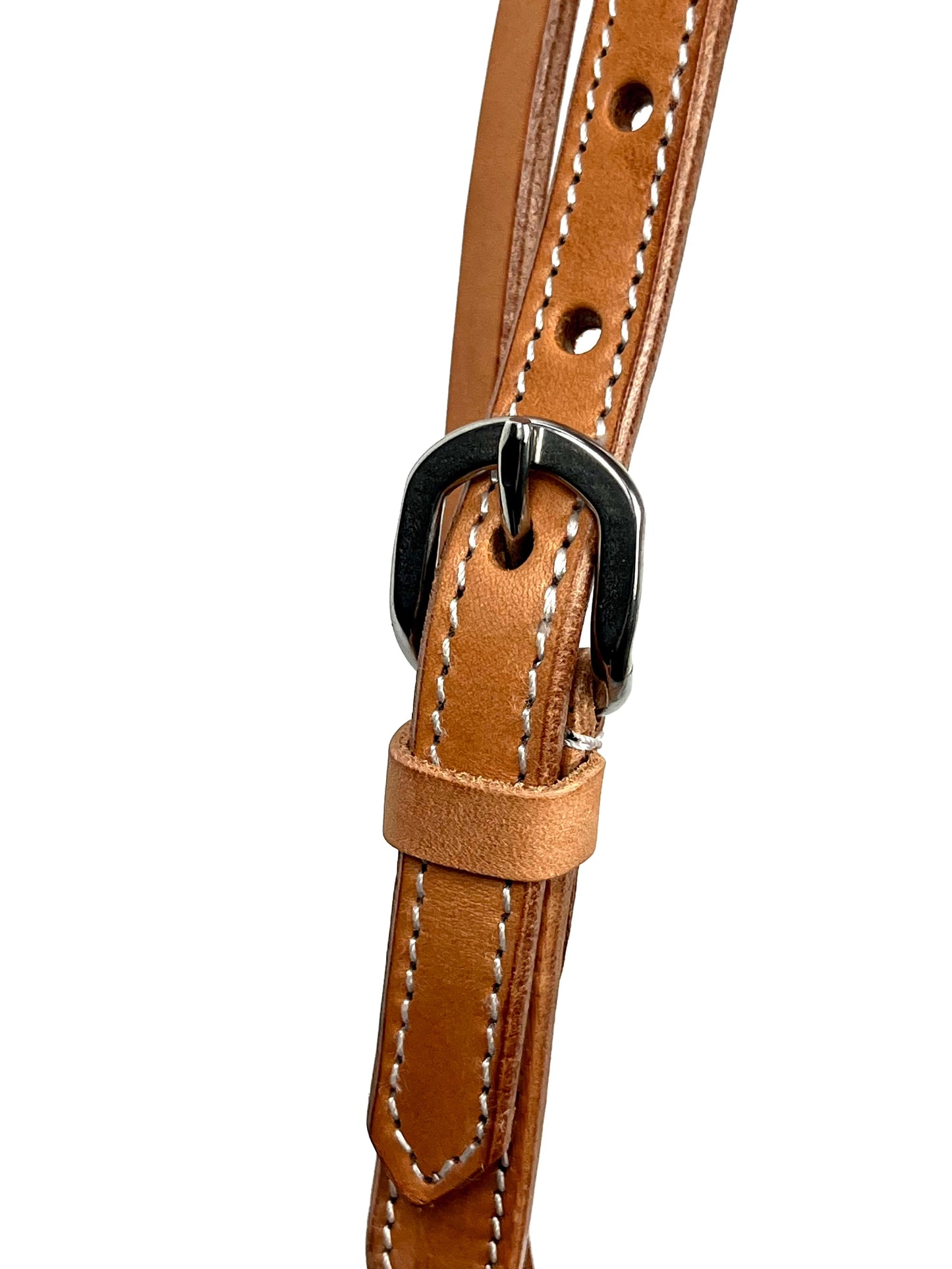 Ezy Ride Bridle with Futurity Knot and Rawhde Brow Natural - NE-AC-101