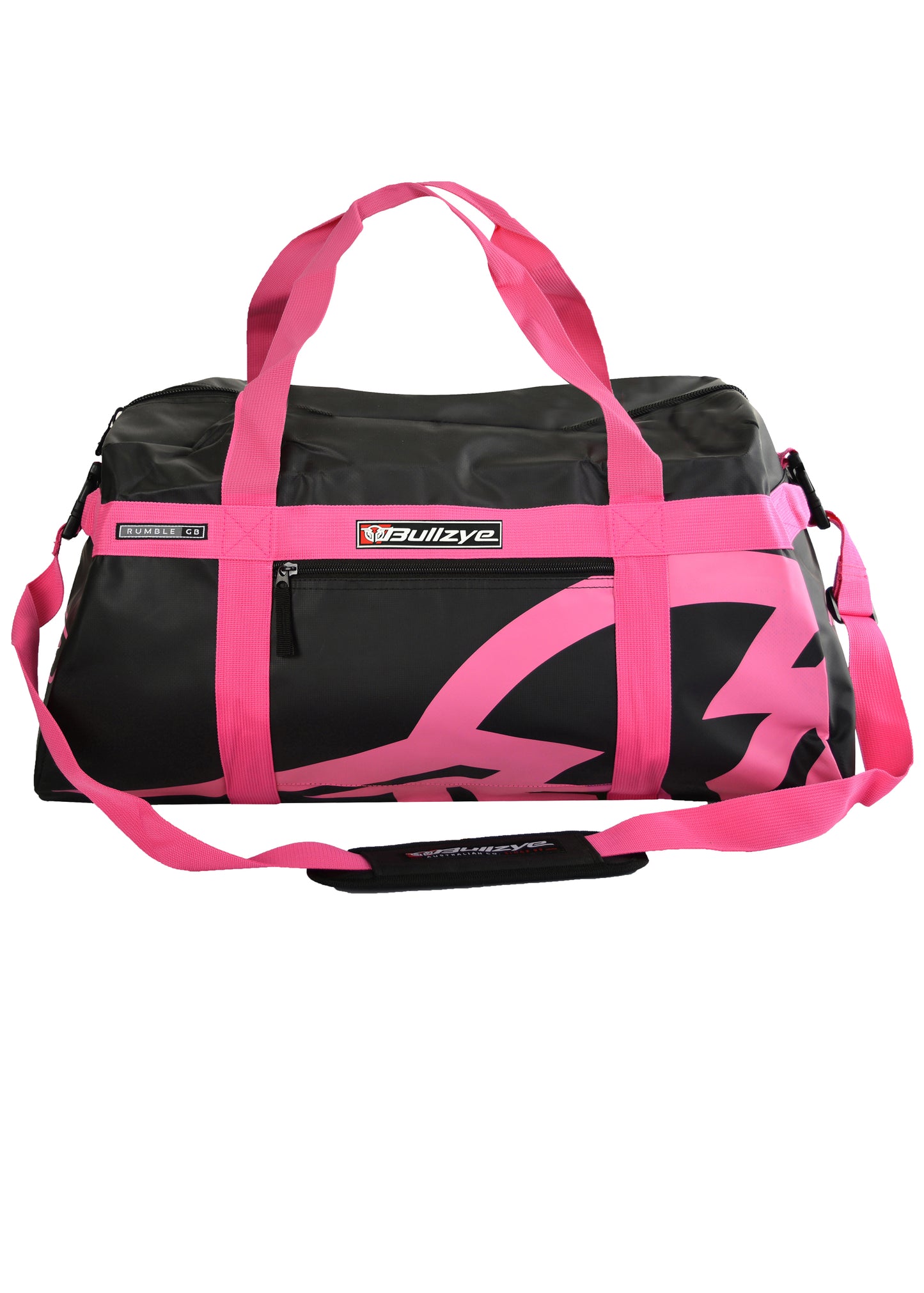 Bullzye Rumble Gear Bag - Black and Pink