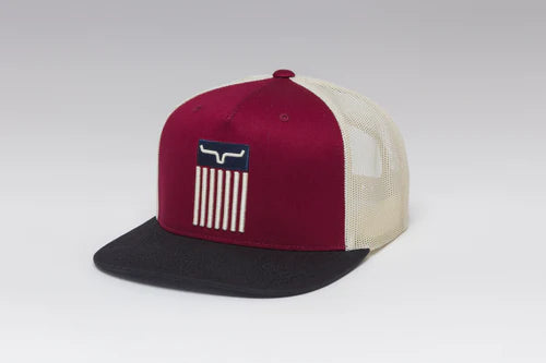 Kimes Ranch Cody Trucker Cap - Burgandy