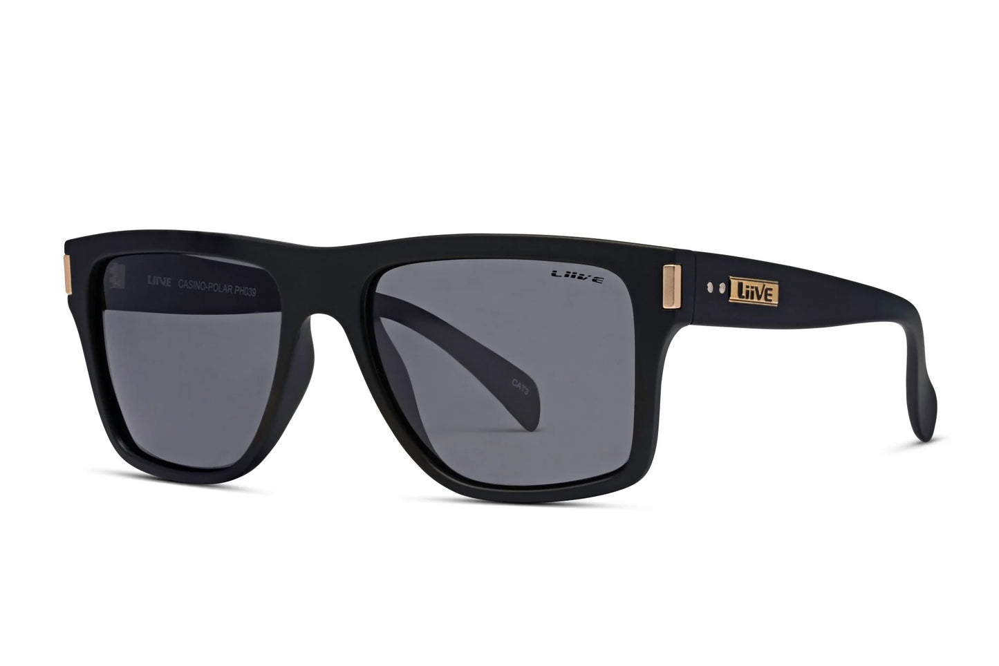Liive Vision Polarised Sunglasses - Casino - Polarised Matt Black