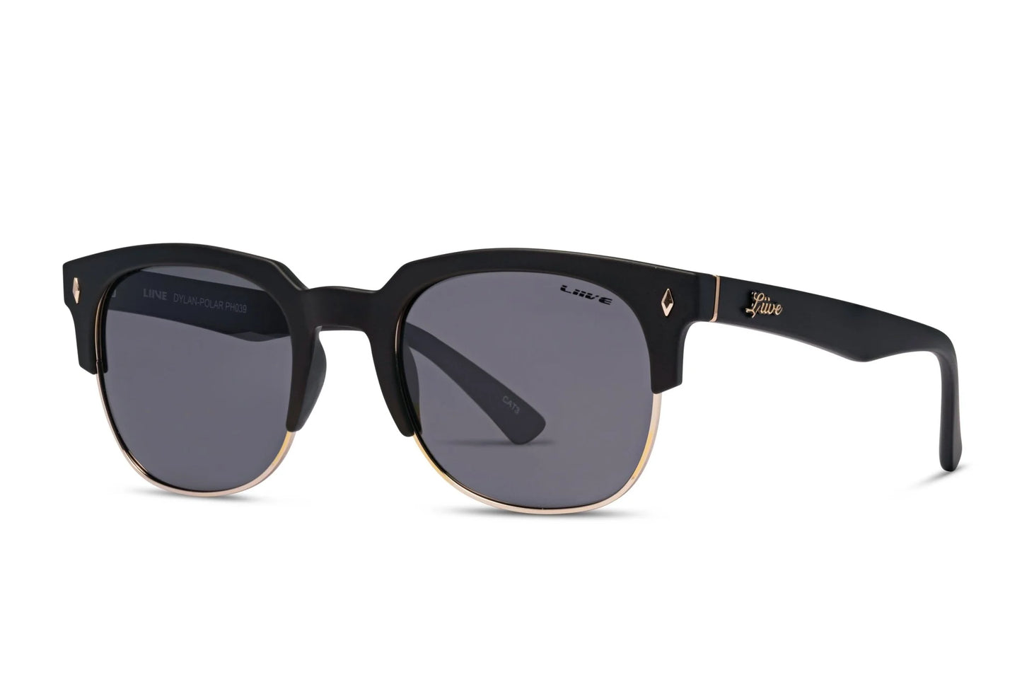 Liive Vision Polarised Sunglasses - Dylan - Polarised Matt Black