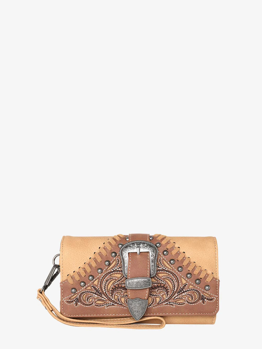 Montana West Buckle Collection Wallet - Brown - MW1111W018