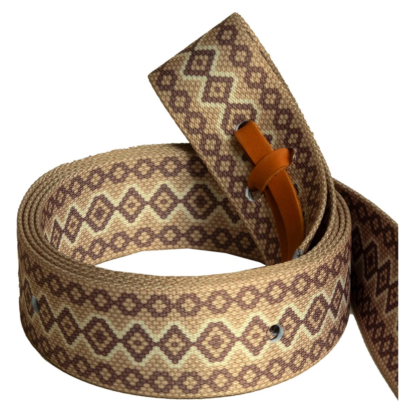 Ezy Ride Latigo Pattern Nylon Nearside Brown Snake - GTMU9038-6C